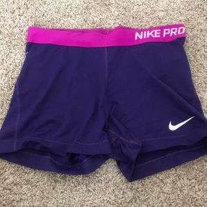 nike pro compression shorts - size L!